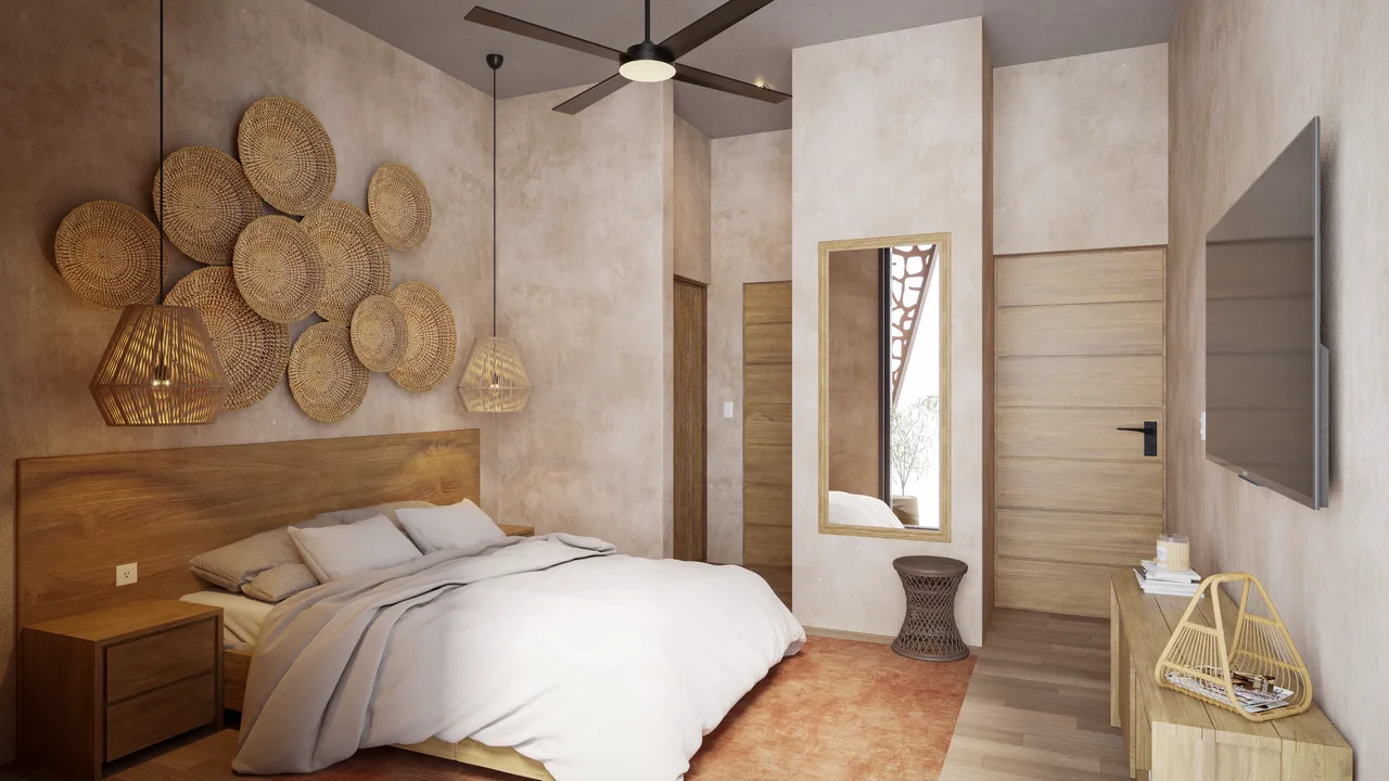 Bedroom at Lunarena