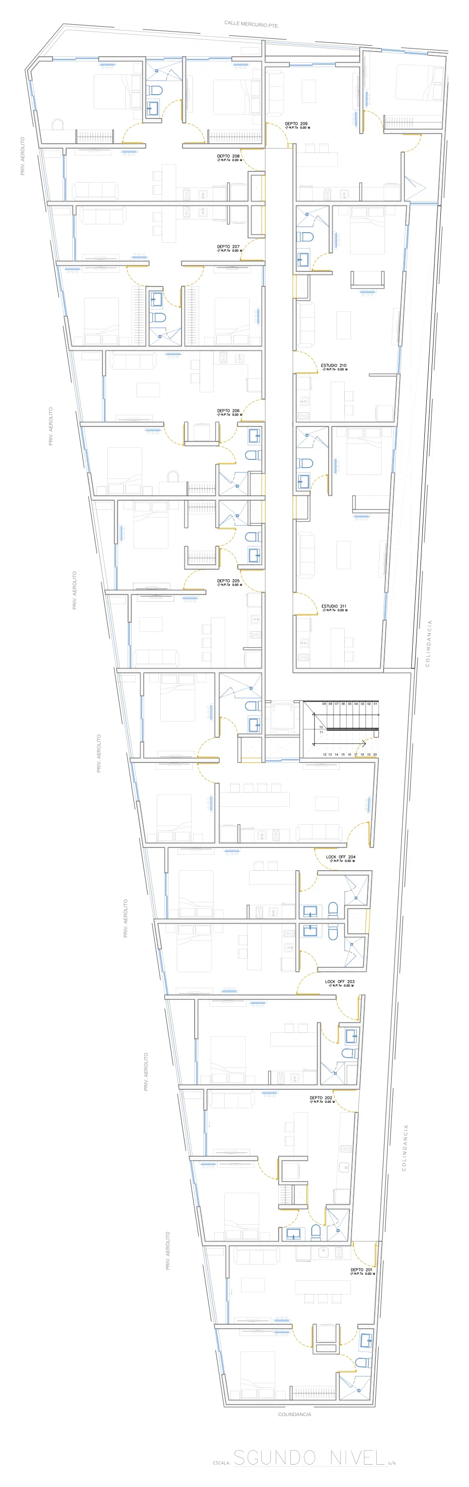 Second residential level