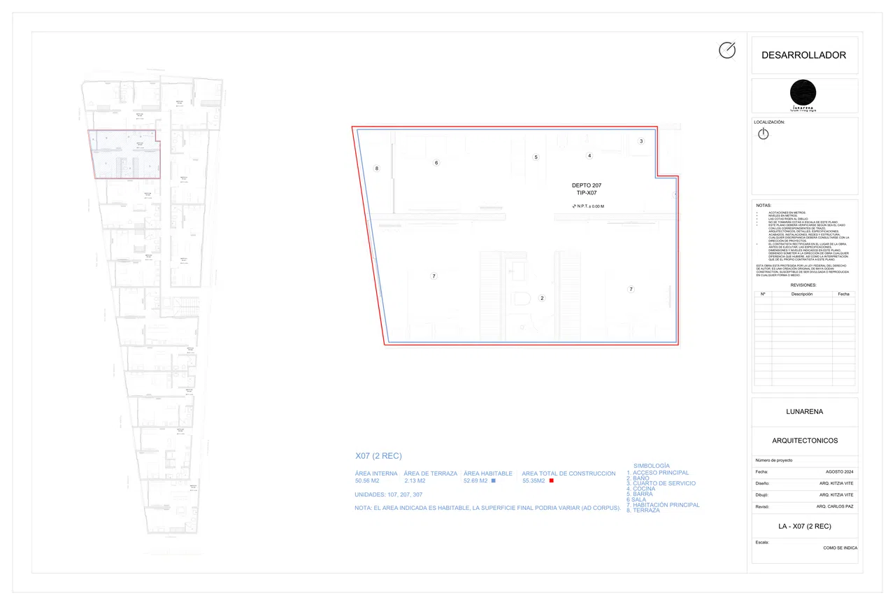 Two-bedroom X07