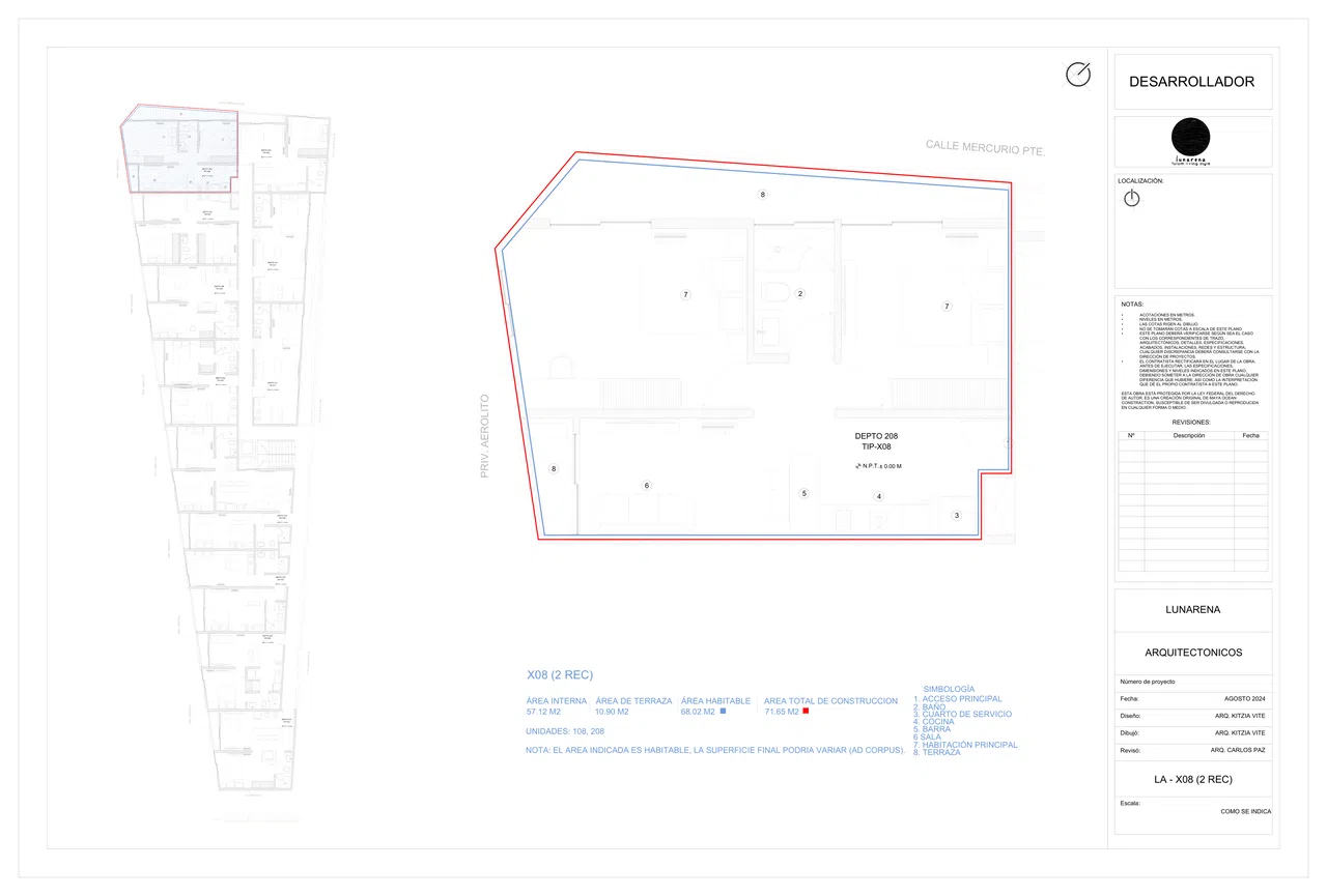 Two-bedroom X08