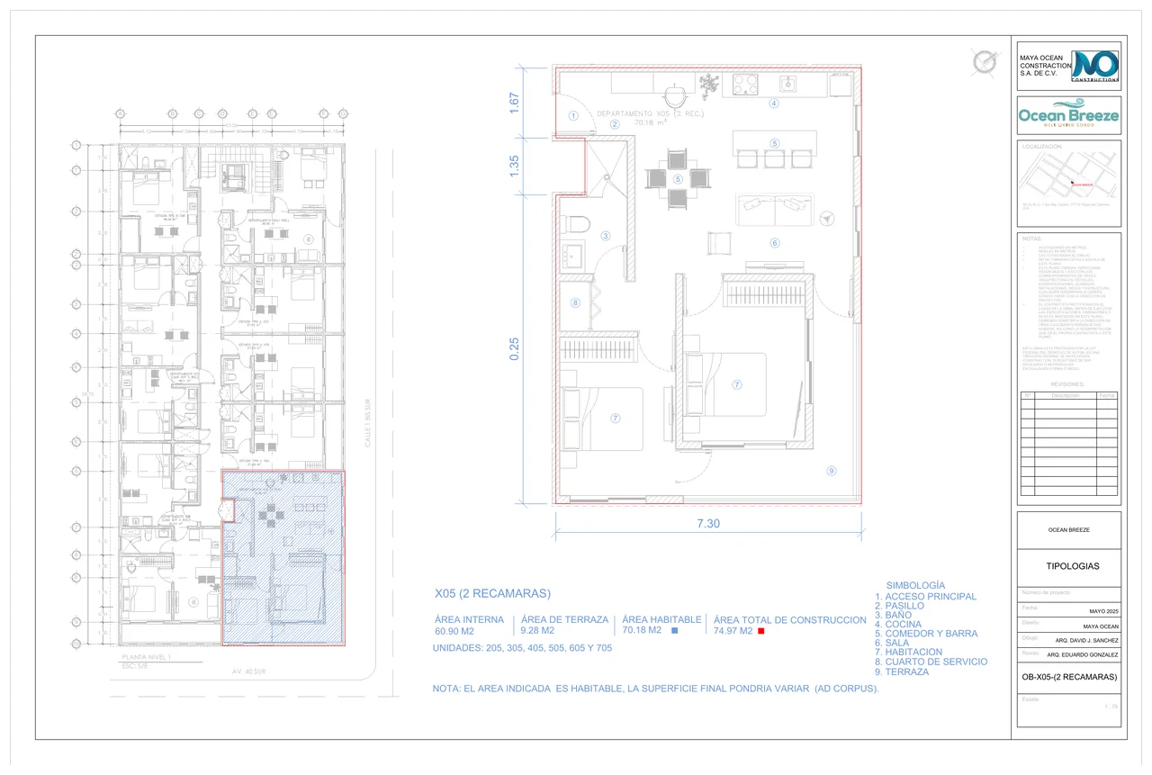 Two bedrooms