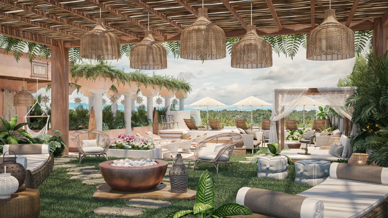 Contemporary residence at Ocean Condos Tulum