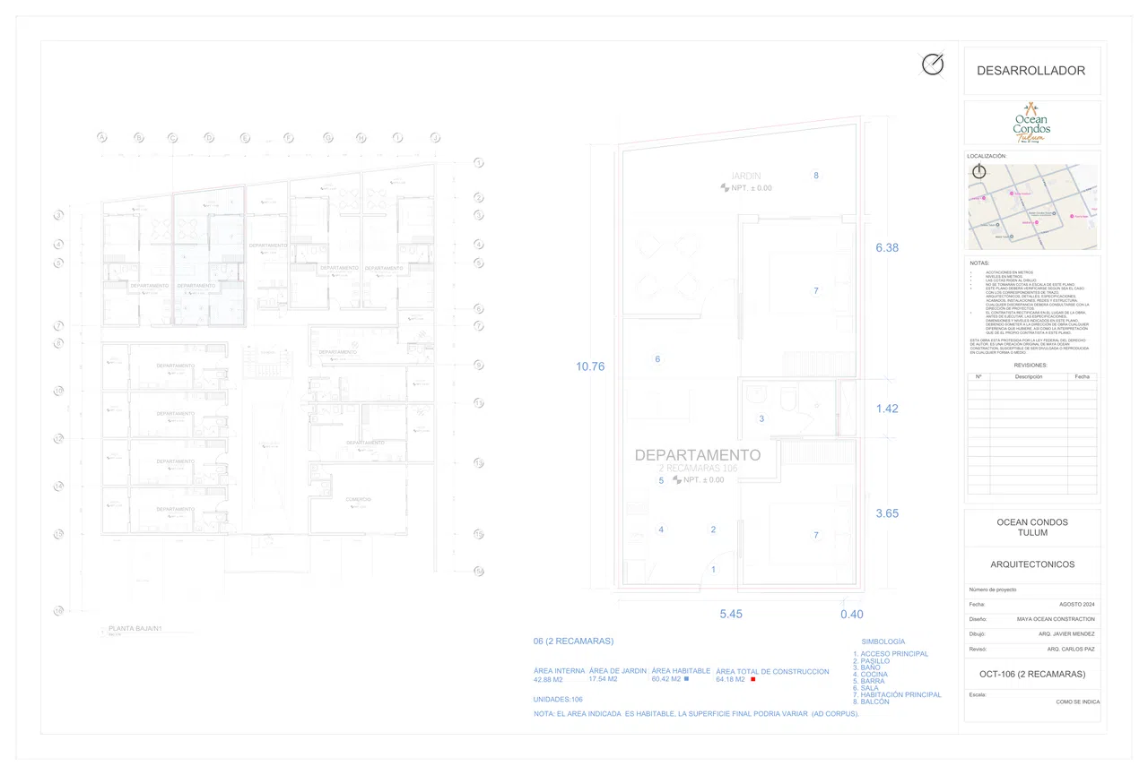 Two-bedroom 106