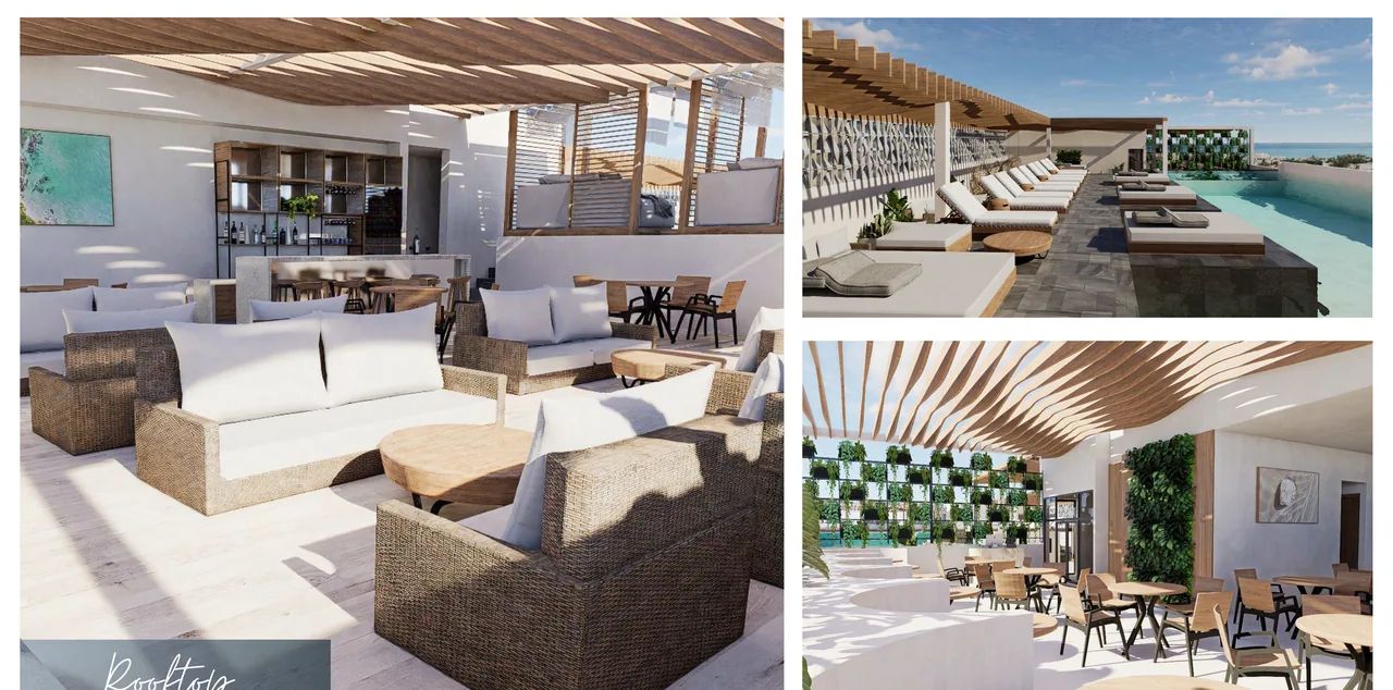 Ocean View rooftop lounge