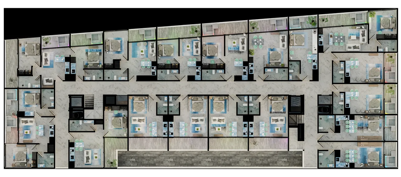 Typical residential floor