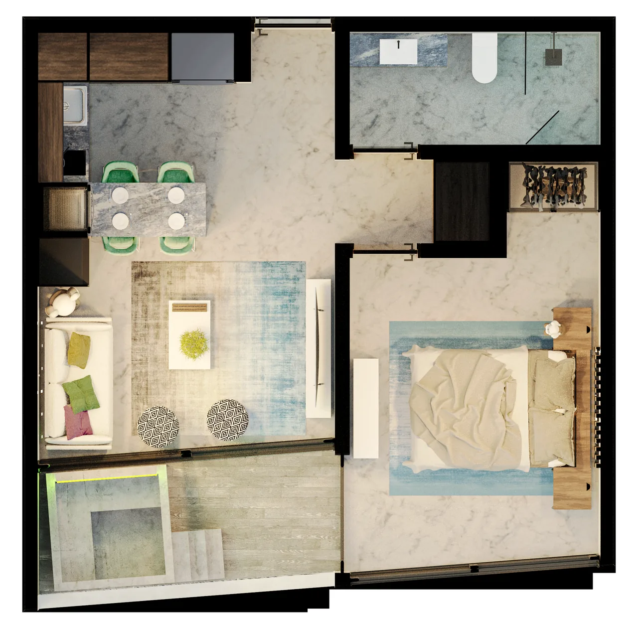 One-bedroom type X03
