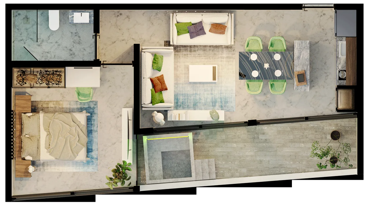 One-bedroom type X08